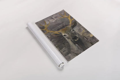 The Leader Gold Crop by Albena Hristova. shown as a rolled paper print. Available as archival giclee rolled canvas, fine art paper, or poster print. SKU 20863h.