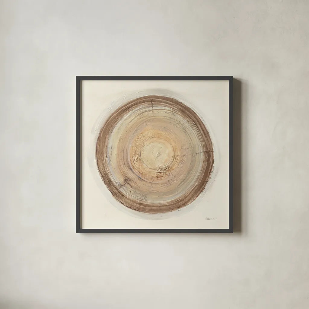 Through The Years I by Albena Hristova. Shown in a sleek black glass frame for a contemporary gallery look. Available as an archival giclee rolled canvas, fine art paper, or poster print. SKU 58266a.