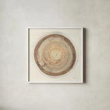 Through The Years I by Albena Hristova. Shown in a crisp white glass frame for a clean and minimalist style. Available as an archival giclee rolled canvas, fine art paper, or poster print. SKU 58266a.
