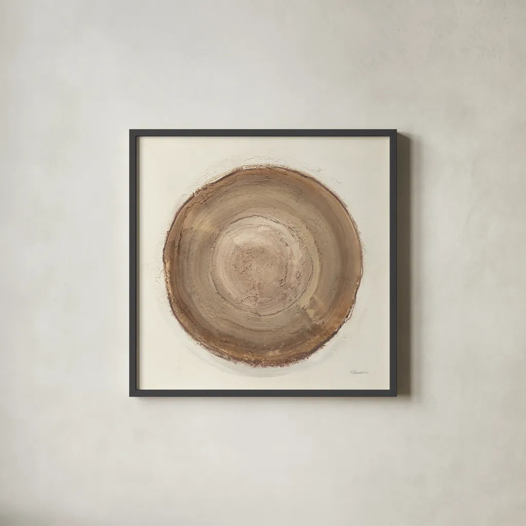 Through The Years II by Albena Hristova. Shown in a sleek black glass frame for a contemporary gallery look. Available as an archival giclee rolled canvas, fine art paper, or poster print. SKU 58267a.