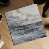 Thunder Road Neutral by Albena Hristova. Shown as a detailed flat fine art print, highlighting archival giclee quality. Available as an archival giclee rolled canvas, fine art paper, or poster print. SKU 60616a.