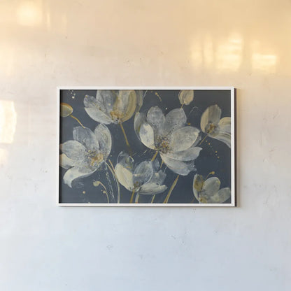 Translucent Garden by Albena Hristova. shown as a paper print in a white frame. Available as a archival giclee rolled canvas, fine art paper, or poster print. SKU 32247i.