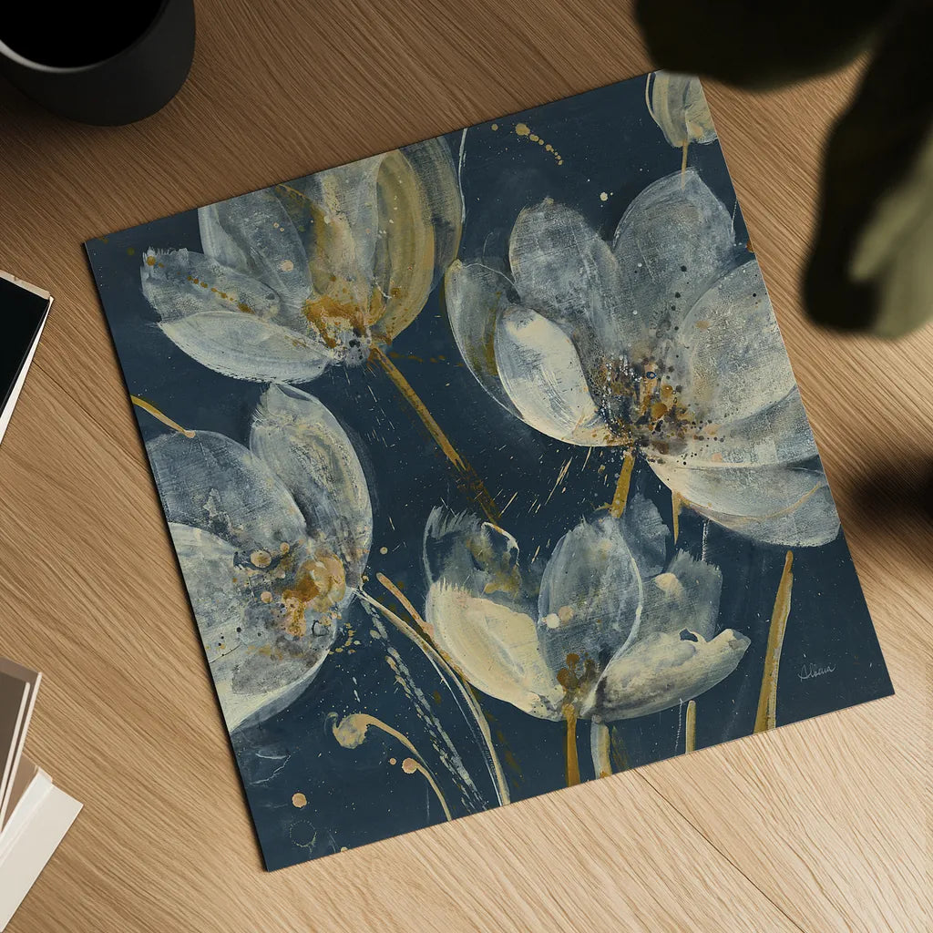 Translucent Garden Crop by Albena Hristova. Shown as a detailed flat fine art print, highlighting archival giclee quality. Available as an archival giclee rolled canvas, fine art paper, or poster print. SKU 32247a.