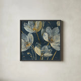 Translucent Garden Crop by Albena Hristova. Shown in a sleek black glass frame for a contemporary gallery look. Available as an archival giclee rolled canvas, fine art paper, or poster print. SKU 32247a.