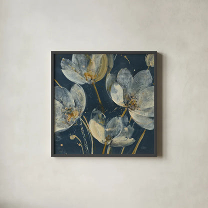 Translucent Garden Crop by Albena Hristova. Shown in a sleek black glass frame for a contemporary gallery look. Available as an archival giclee rolled canvas, fine art paper, or poster print. SKU 32247a.