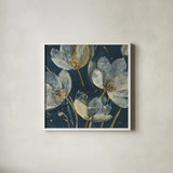 Translucent Garden Crop by Albena Hristova. Shown in a crisp white glass frame for a clean and minimalist style. Available as an archival giclee rolled canvas, fine art paper, or poster print. SKU 32247a.