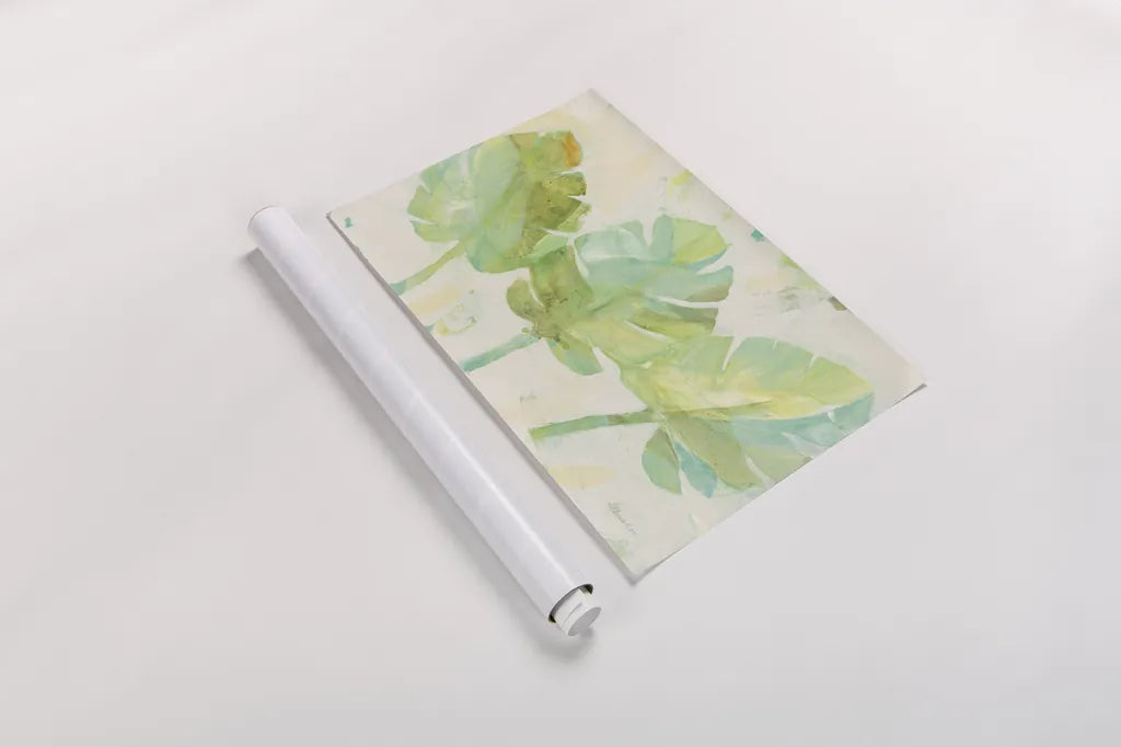 Tropical Trio by Albena Hristova. shown as a rolled paper print. Available as archival giclee rolled canvas, fine art paper, or poster print. SKU 54067i.