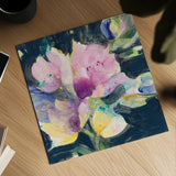Tulip Splash by Albena Hristova. Shown as a detailed flat fine art print, highlighting archival giclee quality. Available as an archival giclee rolled canvas, fine art paper, or poster print. SKU 62488a.