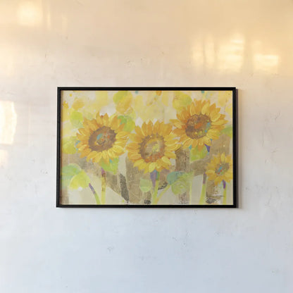 Turn to the Sun by Albena Hristova. shown as a paper print in a black flame. Available as a archival giclee rolled canvas, fine art paper, or poster print. SKU 23495i.