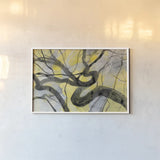 Twisted by Albena Hristova. shown as a paper print in a white frame. Available as a archival giclee rolled canvas, fine art paper, or poster print. SKU 71834i.