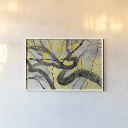 Twisted by Albena Hristova. shown as a paper print in a white frame. Available as a archival giclee rolled canvas, fine art paper, or poster print. SKU 71834i.