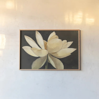 Unfolding by Albena Hristova. shown as a paper print in a natural frame. Available as a archival giclee rolled canvas, fine art paper, or poster print. SKU 7797i.