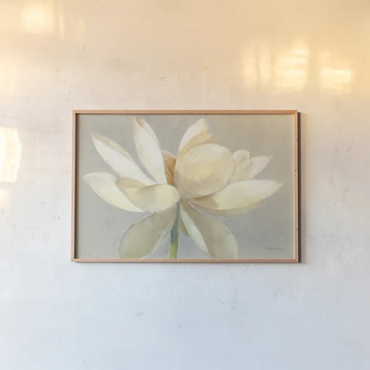 Unfolding Light by Albena Hristova. shown as a paper print in a natural frame. Available as a archival giclee rolled canvas, fine art paper, or poster print. SKU 67864i.