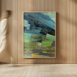 View of the Coast I by Albena Hristova. shown as over sized large wall art. Available as an archival giclee rolled canvas, fine art paper, or poster print. SKU 27261h.