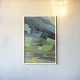 View of the Coast I by Albena Hristova. shown as a paper print in a white frame. Available as a archival giclee rolled canvas, fine art paper, or poster print. SKU 27261h.