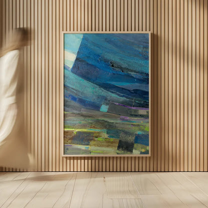 View of the Coast II by Albena Hristova. shown as over sized large wall art. Available as an archival giclee rolled canvas, fine art paper, or poster print. SKU 27262h.