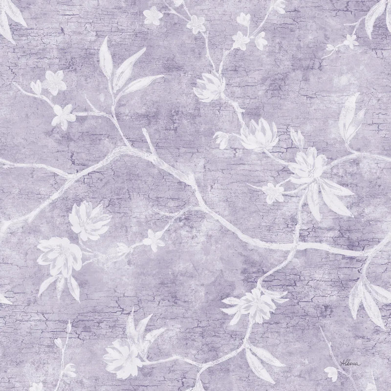 Vines on Lavender by Albena Hristova. SKU 71519a. Archival Giclee Fine art print for wall decor.