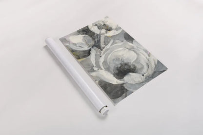 White Delight I by Albena Hristova. shown as a rolled paper print. Available as archival giclee rolled canvas, fine art paper, or poster print. SKU 57917h.