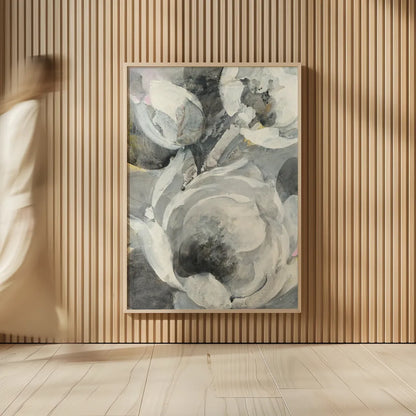 White Delight I by Albena Hristova. shown as over sized large wall art. Available as an archival giclee rolled canvas, fine art paper, or poster print. SKU 57917h.