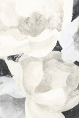 White Flowers on Black by Albena Hristova. SKU 80590h. Archival Giclee Fine art print for wall decor.