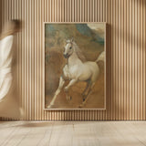 White Knight Crop by Albena Hristova. shown as over sized large wall art. Available as an archival giclee rolled canvas, fine art paper, or poster print. SKU 6264h.