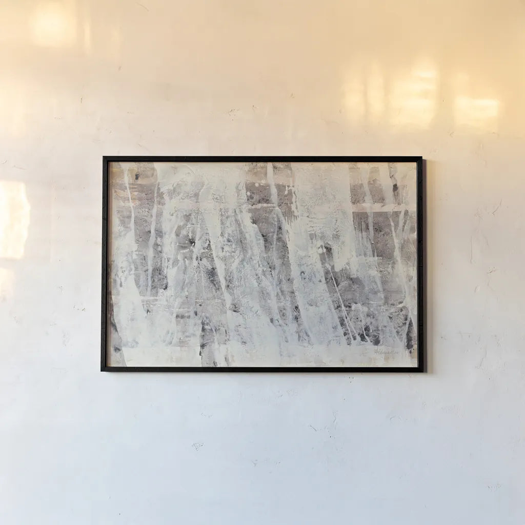 White Out by Albena Hristova. shown as a paper print in a black flame. Available as a archival giclee rolled canvas, fine art paper, or poster print. SKU 54065i.