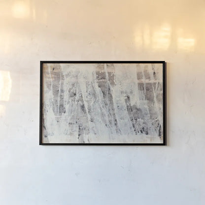 White Out by Albena Hristova. shown as a paper print in a black flame. Available as a archival giclee rolled canvas, fine art paper, or poster print. SKU 54065i.