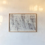 White Out by Albena Hristova. shown as a paper print in a natural frame. Available as a archival giclee rolled canvas, fine art paper, or poster print. SKU 54065i.