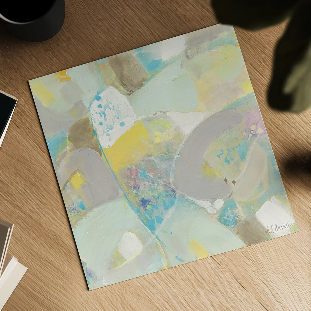 White Rock II by Albena Hristova. Shown as a detailed flat fine art print, highlighting archival giclee quality. Available as an archival giclee rolled canvas, fine art paper, or poster print. SKU 21372a.