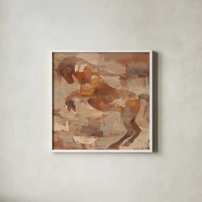 Wild and Free by Albena Hristova. Shown in a crisp white glass frame for a clean and minimalist style. Available as an archival giclee rolled canvas, fine art paper, or poster print. SKU 14220a.