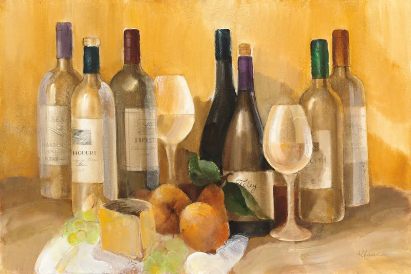 Wine and Fruit II v2 by Albena Hristova. SKU 49938i. Archival Giclee Fine art print for wall decor.