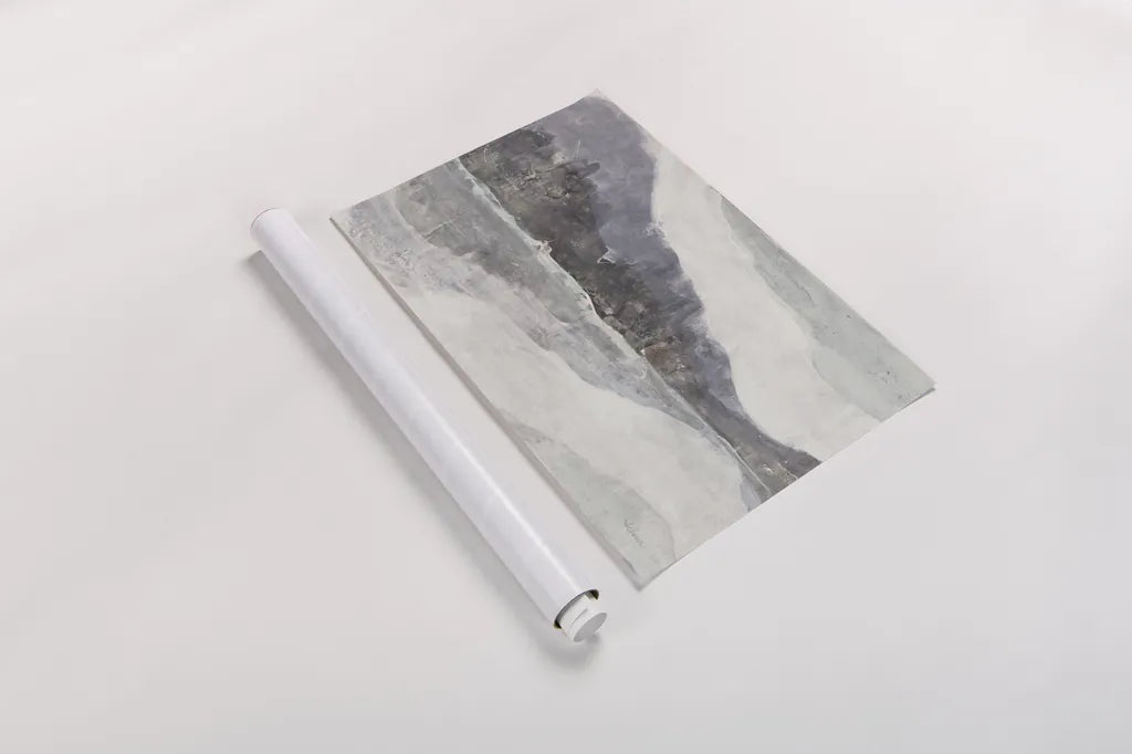 Winter Landscape Neutral Crop by Albena Hristova. shown as a rolled paper print. Available as archival giclee rolled canvas, fine art paper, or poster print. SKU 60556i.