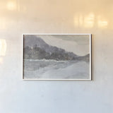 Winter Landscape Neutral Crop by Albena Hristova. shown as a paper print in a white frame. Available as a archival giclee rolled canvas, fine art paper, or poster print. SKU 60556i.