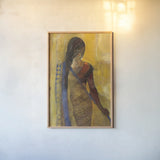 Women of the World I by Albena Hristova. shown as a paper print in a natural frame. Available as a archival giclee rolled canvas, fine art paper, or poster print. SKU 71614h.