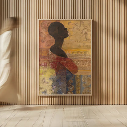 Women of the World III by Albena Hristova. shown as over sized large wall art. Available as an archival giclee rolled canvas, fine art paper, or poster print. SKU 71616h.