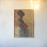 Women of the World III by Albena Hristova. shown as a paper print in a natural frame. Available as a archival giclee rolled canvas, fine art paper, or poster print. SKU 71616h.