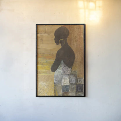 Women of the World IV by Albena Hristova. shown as a paper print in a black flame. Available as a archival giclee rolled canvas, fine art paper, or poster print. SKU 71617h.