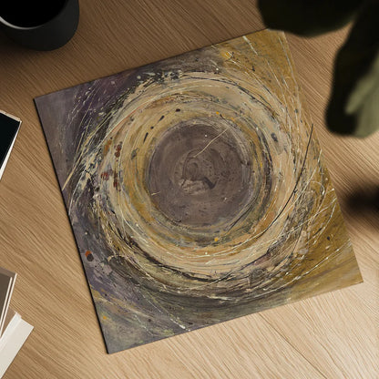 Wooden Rings by Albena Hristova. Shown as a detailed flat fine art print, highlighting archival giclee quality. Available as an archival giclee rolled canvas, fine art paper, or poster print. SKU 25232a.