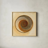 Woven Beauty I by Albena Hristova. Shown in a natural wood glass frame for a timeless modern aesthetic. Available as an archival giclee rolled canvas, fine art paper, or poster print. SKU 53330a.