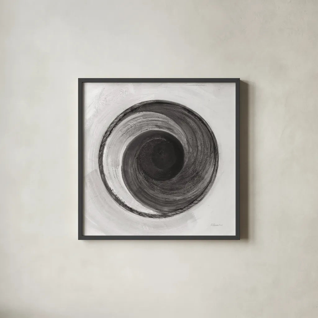 Woven Beauty I BW by Albena Hristova. Shown in a sleek black glass frame for a contemporary gallery look. Available as an archival giclee rolled canvas, fine art paper, or poster print. SKU 56850a.