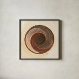 Woven Beauty I Dark by Albena Hristova. Shown in a sleek black glass frame for a contemporary gallery look. Available as an archival giclee rolled canvas, fine art paper, or poster print. SKU 59150a.