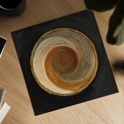 Woven Beauty I on Black by Albena Hristova. Shown as a detailed flat fine art print, highlighting archival giclee quality. Available as an archival giclee rolled canvas, fine art paper, or poster print. SKU 59353a.