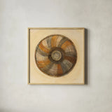 Woven Beauty II by Albena Hristova. Shown in a natural wood glass frame for a timeless modern aesthetic. Available as an archival giclee rolled canvas, fine art paper, or poster print. SKU 53331a.