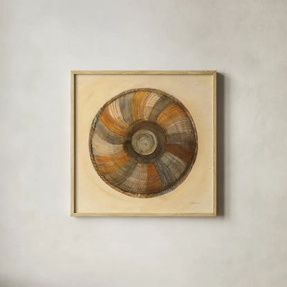 Woven Beauty II by Albena Hristova. Shown in a natural wood glass frame for a timeless modern aesthetic. Available as an archival giclee rolled canvas, fine art paper, or poster print. SKU 53331a.