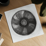 Woven Beauty II BW by Albena Hristova. Shown as a detailed flat fine art print, highlighting archival giclee quality. Available as an archival giclee rolled canvas, fine art paper, or poster print. SKU 56851a.