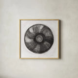 Woven Beauty II BW by Albena Hristova. Shown in a natural wood glass frame for a timeless modern aesthetic. Available as an archival giclee rolled canvas, fine art paper, or poster print. SKU 56851a.