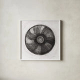 Woven Beauty II BW by Albena Hristova. Shown in a crisp white glass frame for a clean and minimalist style. Available as an archival giclee rolled canvas, fine art paper, or poster print. SKU 56851a.