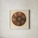 Woven Beauty II Dark by Albena Hristova. Shown in a crisp white glass frame for a clean and minimalist style. Available as an archival giclee rolled canvas, fine art paper, or poster print. SKU 59151a.