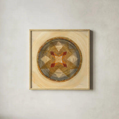 Woven Beauty III by Albena Hristova. Shown in a natural wood glass frame for a timeless modern aesthetic. Available as an archival giclee rolled canvas, fine art paper, or poster print. SKU 53332a.