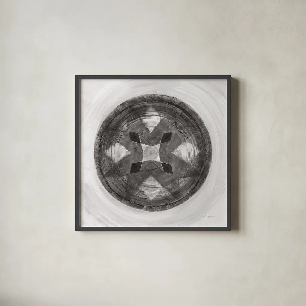 Woven Beauty III BW by Albena Hristova. Shown in a sleek black glass frame for a contemporary gallery look. Available as an archival giclee rolled canvas, fine art paper, or poster print. SKU 56852a.